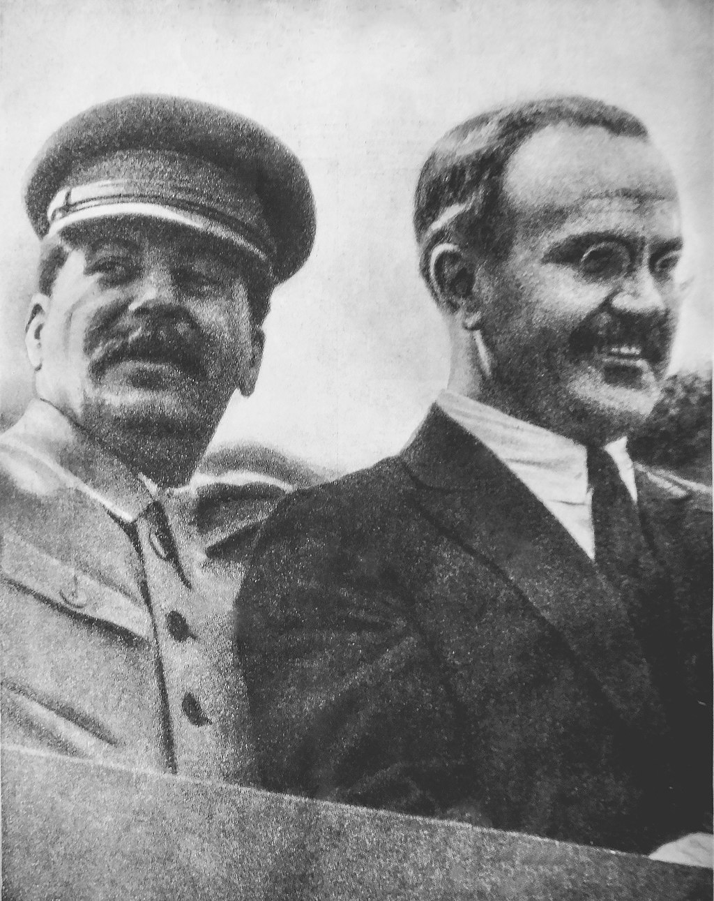 Joseph Stalin and Vyacheslav Molotov